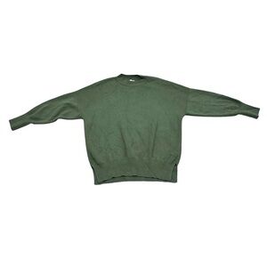 Abercrombie & Fitch Soft A&F Collection Green Crewneck Knit Sweater Small